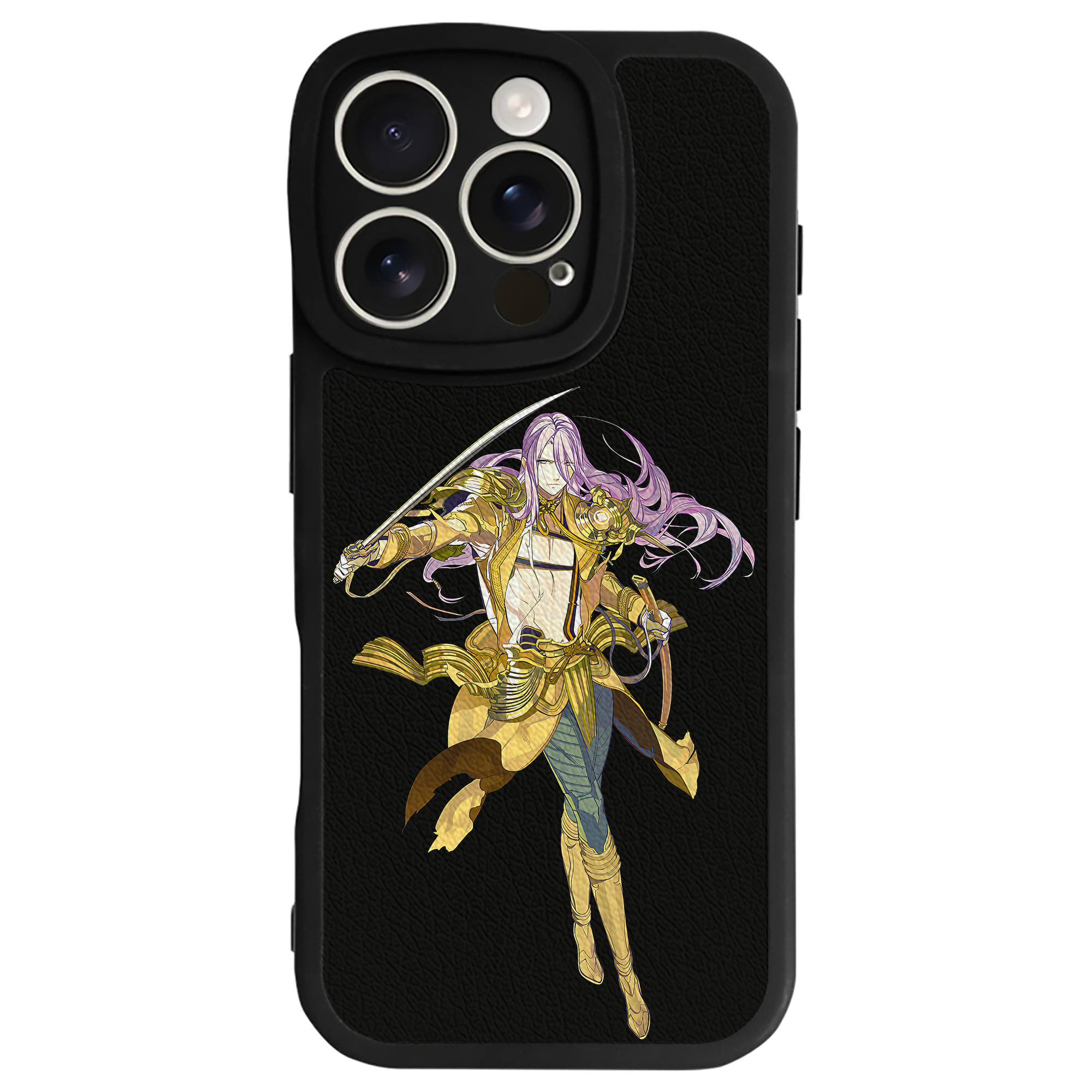 （画像用） 刀剣乱舞 Touken Ranbu 【iPhone 16シリーズ対応】シリコンスマホケース（レザー調） 材質：シリコン